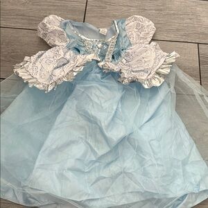 Blue and Silver Princess Dress